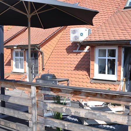 Gemütliche Dachwohnung mit oder ohne Dampfsauna mit Dachterrasse nebeneinander Wolmirstedt Exterior foto