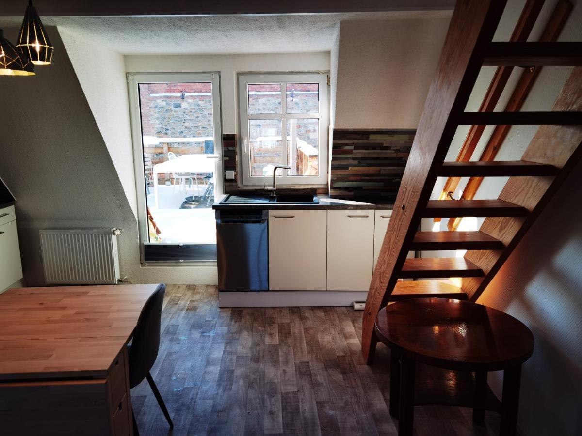 Gemütliche Dachwohnung mit oder ohne Dampfsauna mit Dachterrasse nebeneinander Wolmirstedt Exterior foto